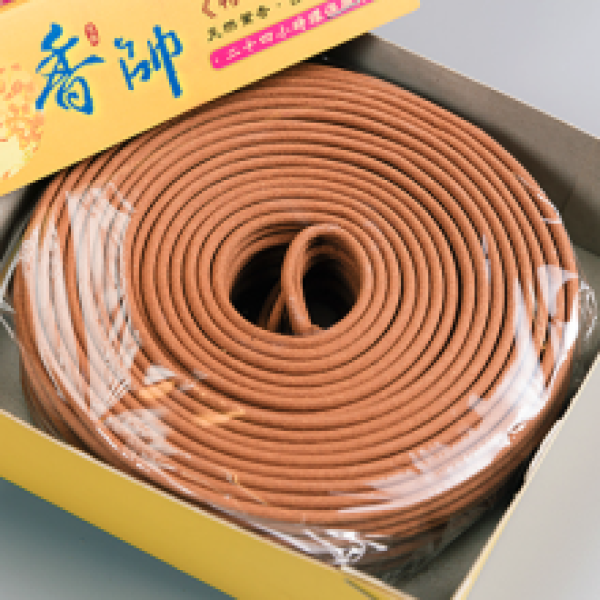 【香環】 香帥 環保微煙 特料香環 適合供佛、敬神、祭祖龕位 規格：24小時